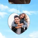 6pcs Custom Car Air Freshener with Picture Photo Logo Text - Double Sided Print - Personalized Gifts for Valentine's Day Birthday Anniversary