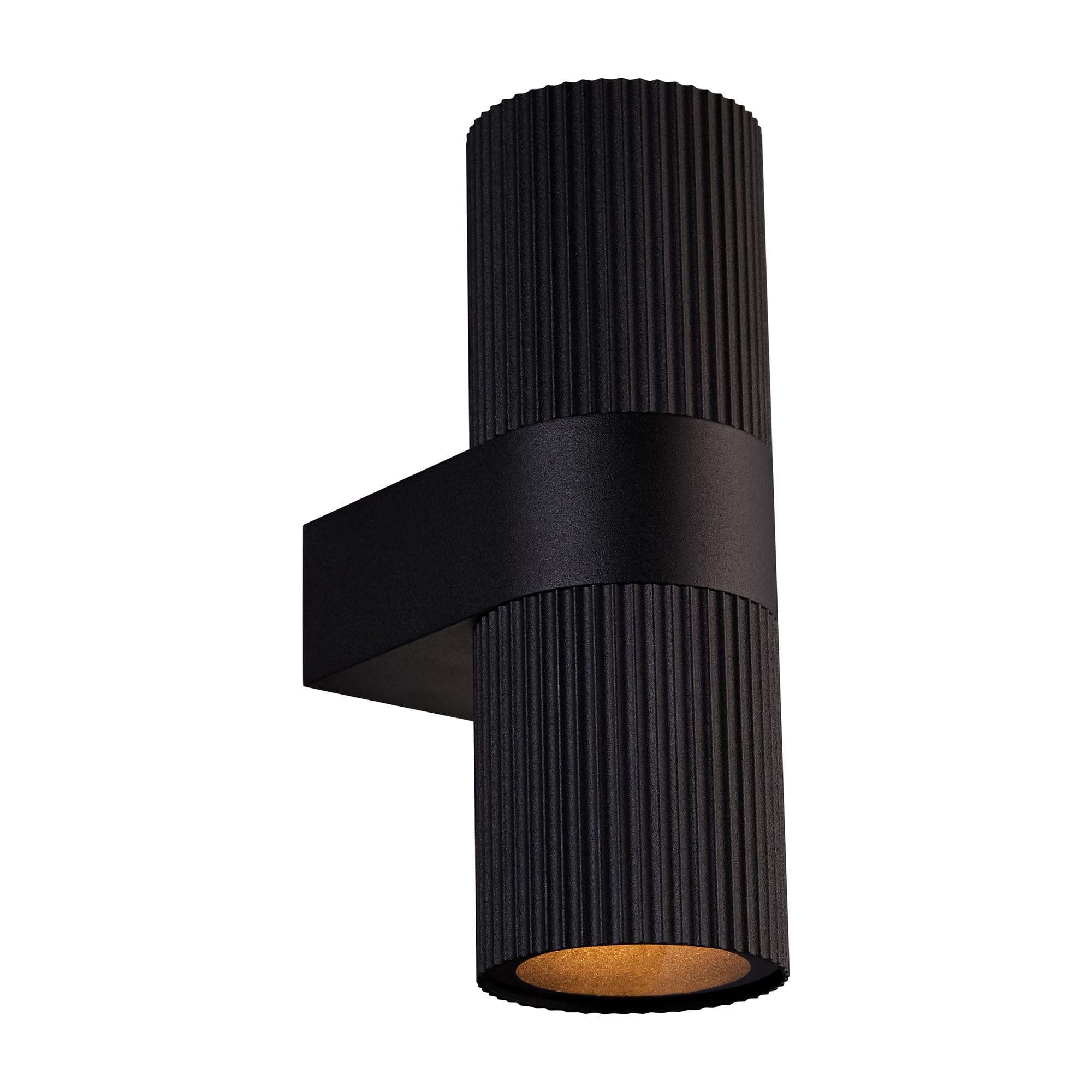 Nordlux Kyklop Ripple Wall Light - Black Metal - Modern & Elegant Design