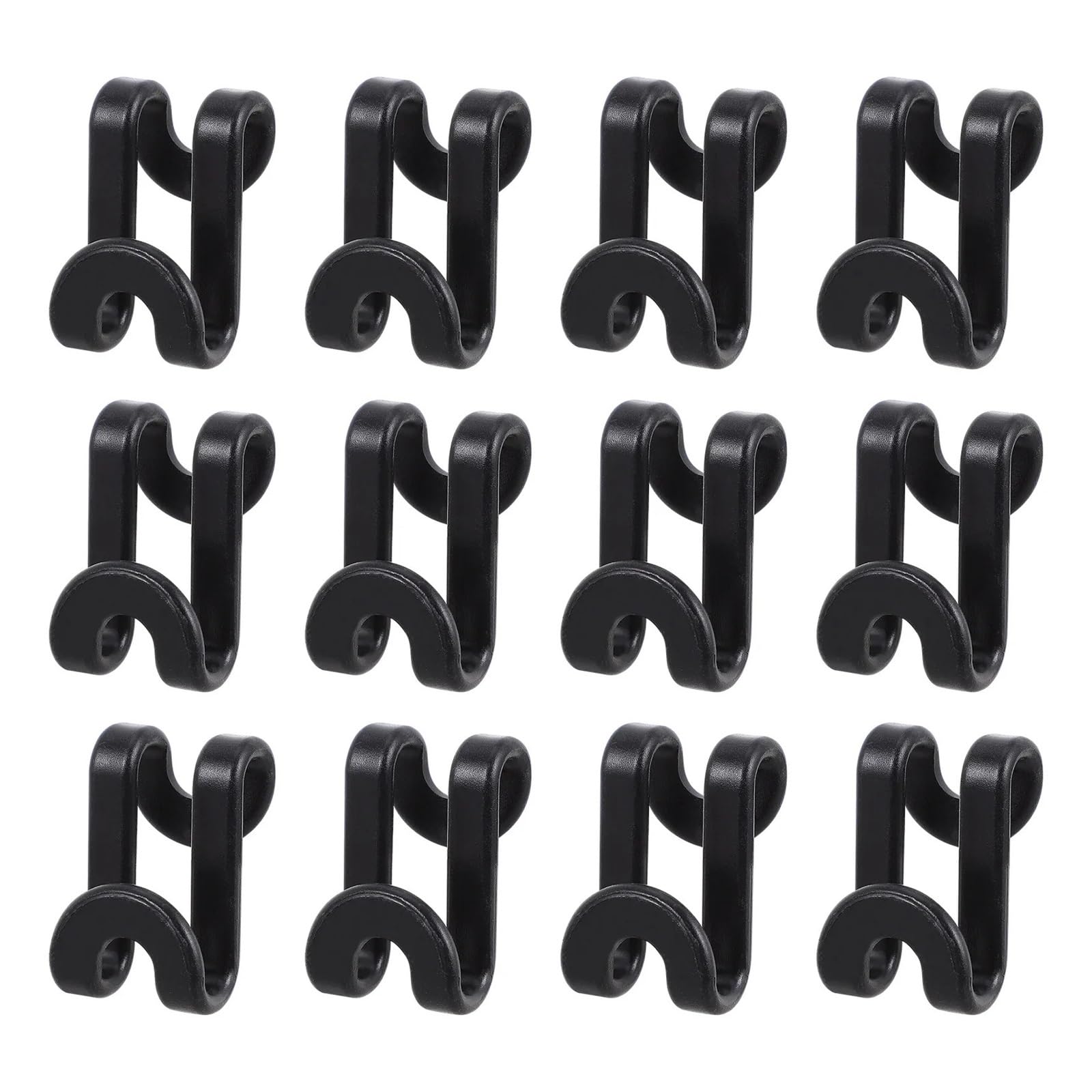Clothes Hanger Connector Hooks 80pcs Plastic Hanger Hooks For Closet Ganization Design Stable Clothing Storage Rack for Wardrobe Closet Organizer