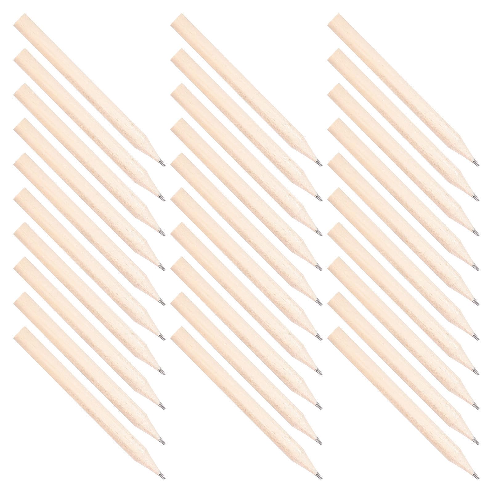 ABOOFAN 600 Kurze Runde Holzbleistifte, Vorgespitzt, Halbe Hb