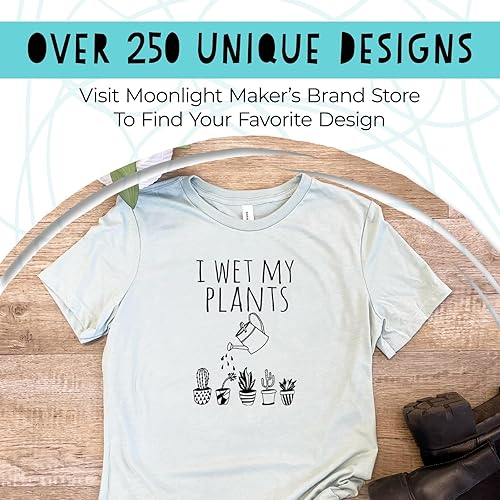 Miniatura 4 de Cute Women's Screen Printed Crew Neck Tee, Shirts With Sayings, Dusty Blue or Olive