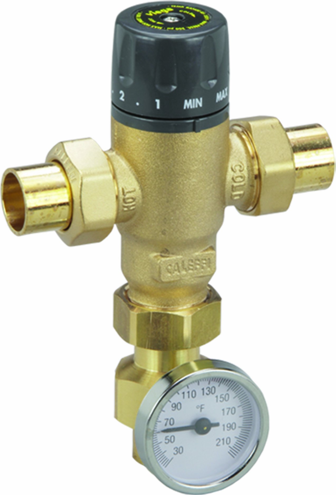 Robinet de mélange thermostatique Viega 20045 pour réguler la température de plancher chauffant