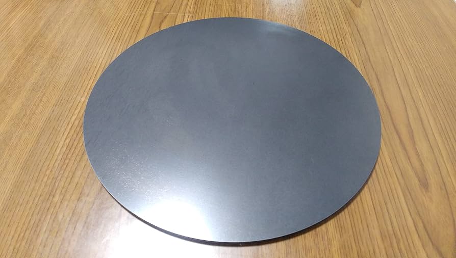 Amazon.co.jp: クレープ 鉄板 9ミリ厚 直径 400ミリ (40cm) 表面