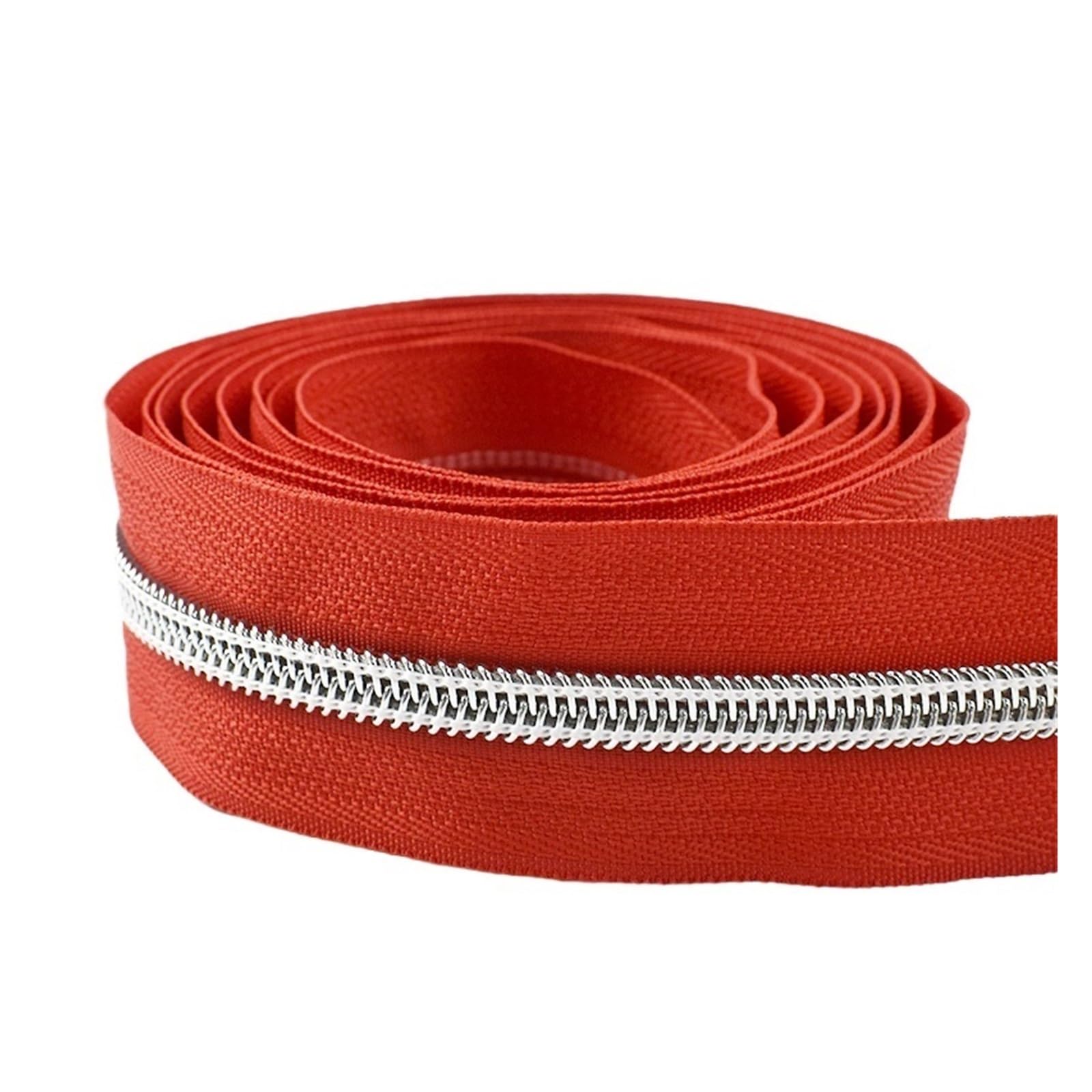 1 Szt. 5M 5# Zamki Do Szycia Torby Zestaw Naprawczy Zamków Domowych DIY Akcesoria Rzemieślnicze(ZA419-43-Silver)