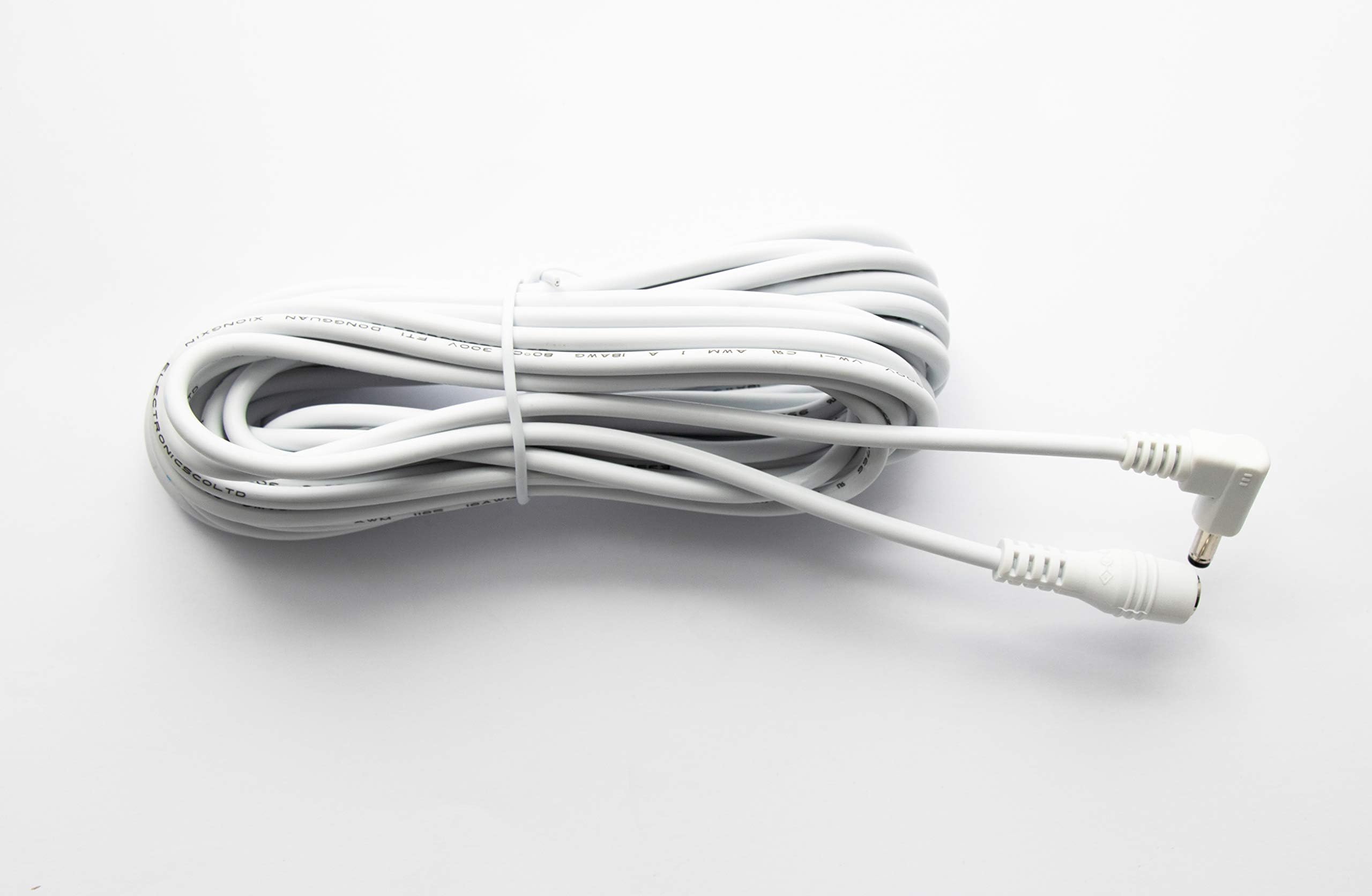 DC extension cable, plug size: 4.0 mm x 1.7 mm, 5 m, white / DC cables accessories.