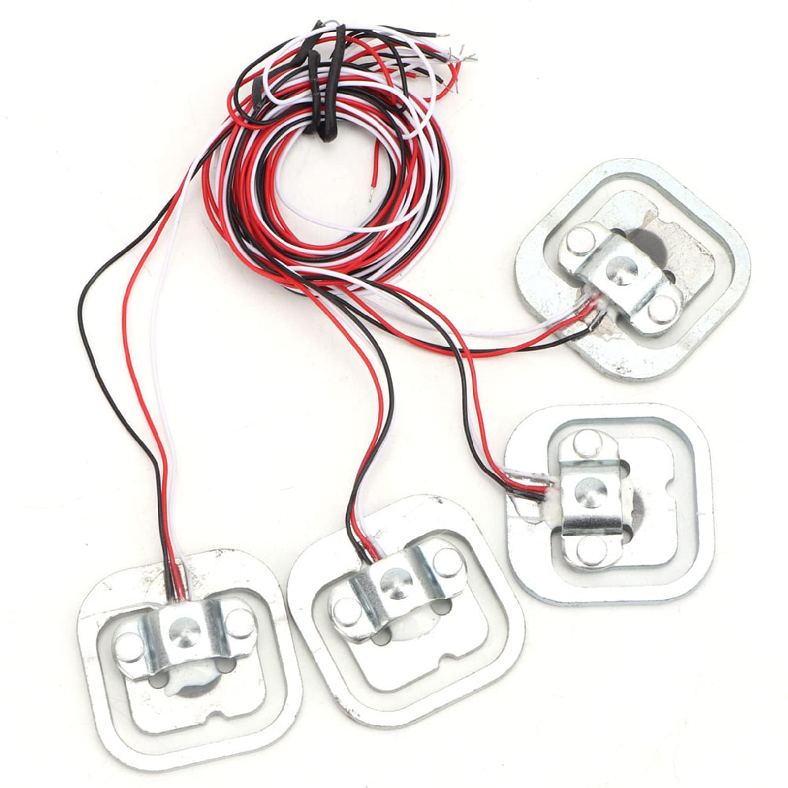 Kit Celle di Carico Half Bridge Cella di Carico 4PCS 50kg Cella di Carico 200kg Estensimetro HX711 Modulo 4 Individuali 50Kg
