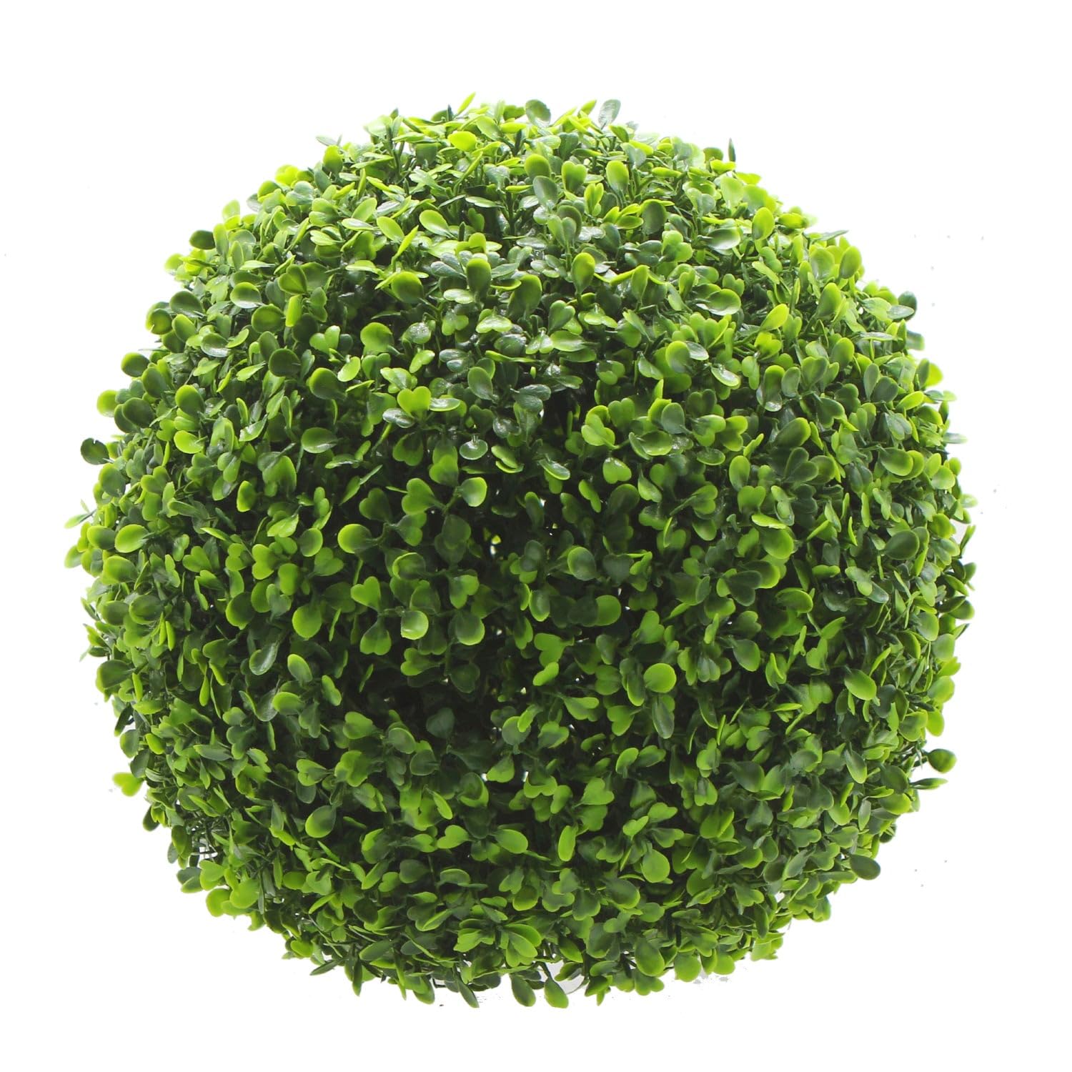 BONERVA Pack 2 Bolas BOJ Artificial Grande Arbusto Artificial para decoración y paisajismo | 36 cm diámetro | Bola Boj diseño estético para Decorar hogar o jardín