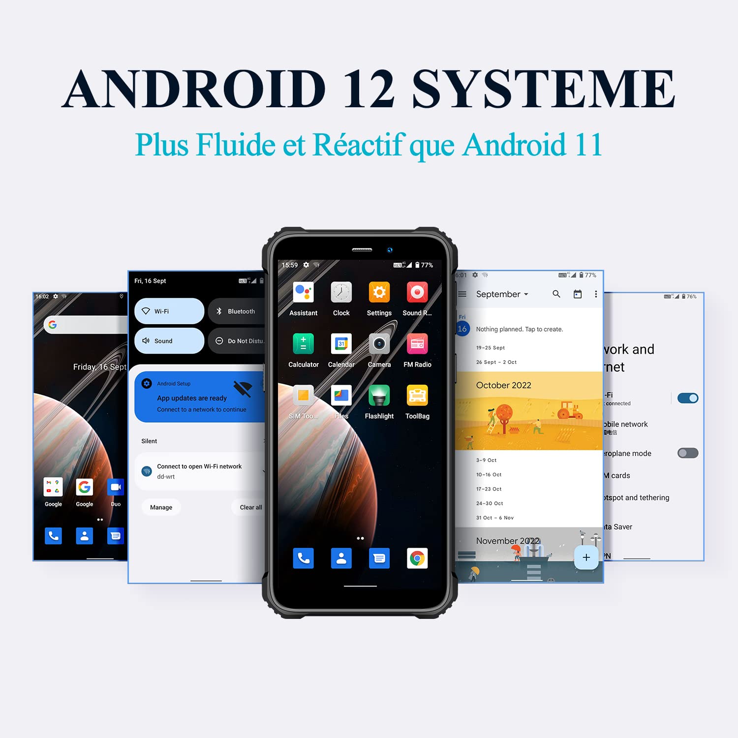 OUKITEL WP20 Pro Outdoor Mobile Phone, Android 12 Octa-Core 4GB+ 
