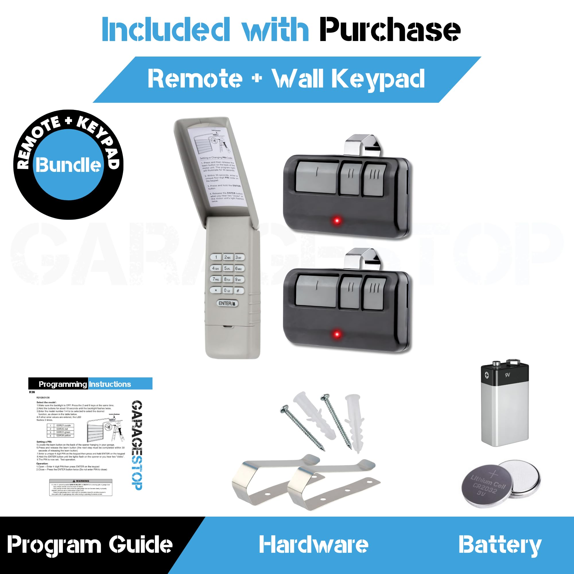 Liftmaster Keyless Keypad Replacement 3-Button Keypad For LiftMaster ...