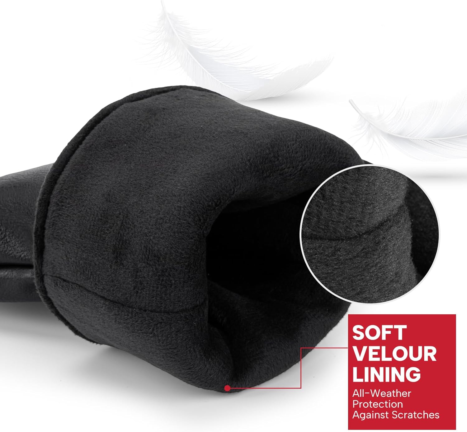 Golf Head Covers, Leather Driver Headcover, Fairway Wood Cover, Hybrid Head Covers – Advanced Embroidery Golf Club Head Covers for Men Women Play FEARLESSLY Golf Headcovers