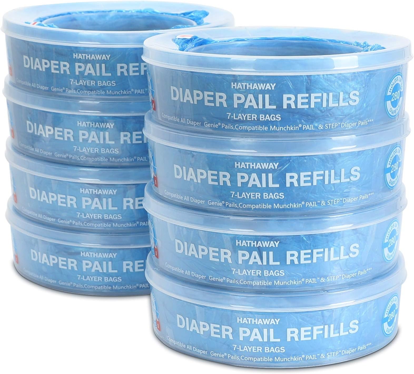 Disposable Diaper Sacks Lock Odor Refill Bags