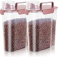 Vista 18 de Recipiente de almacenamiento de alimentos para perros, boquilla grande mejorada sin BPA, recipientes de plástico para almacenamiento de alimentos