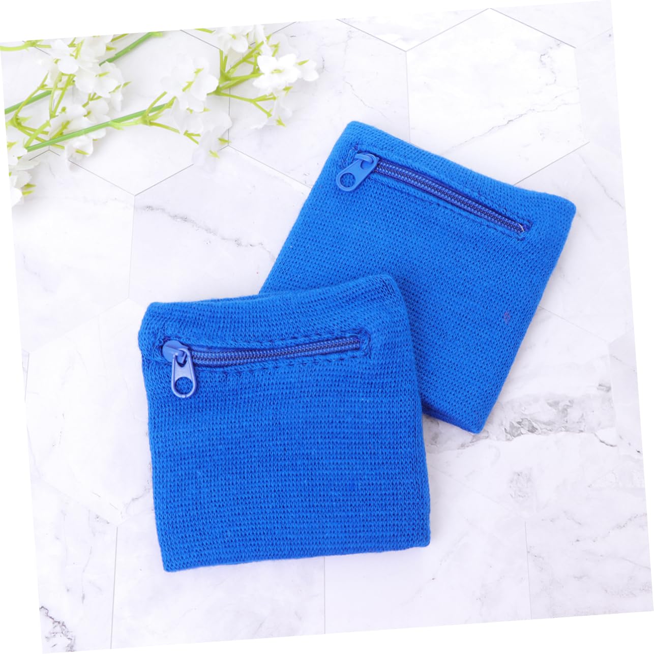 Happyyami 16piezas Muñequera Deportiva Bolsillo Zipper para Almacenamiento De Monedas y Llaves para Correr Ciclismo y Actividades Al Aire