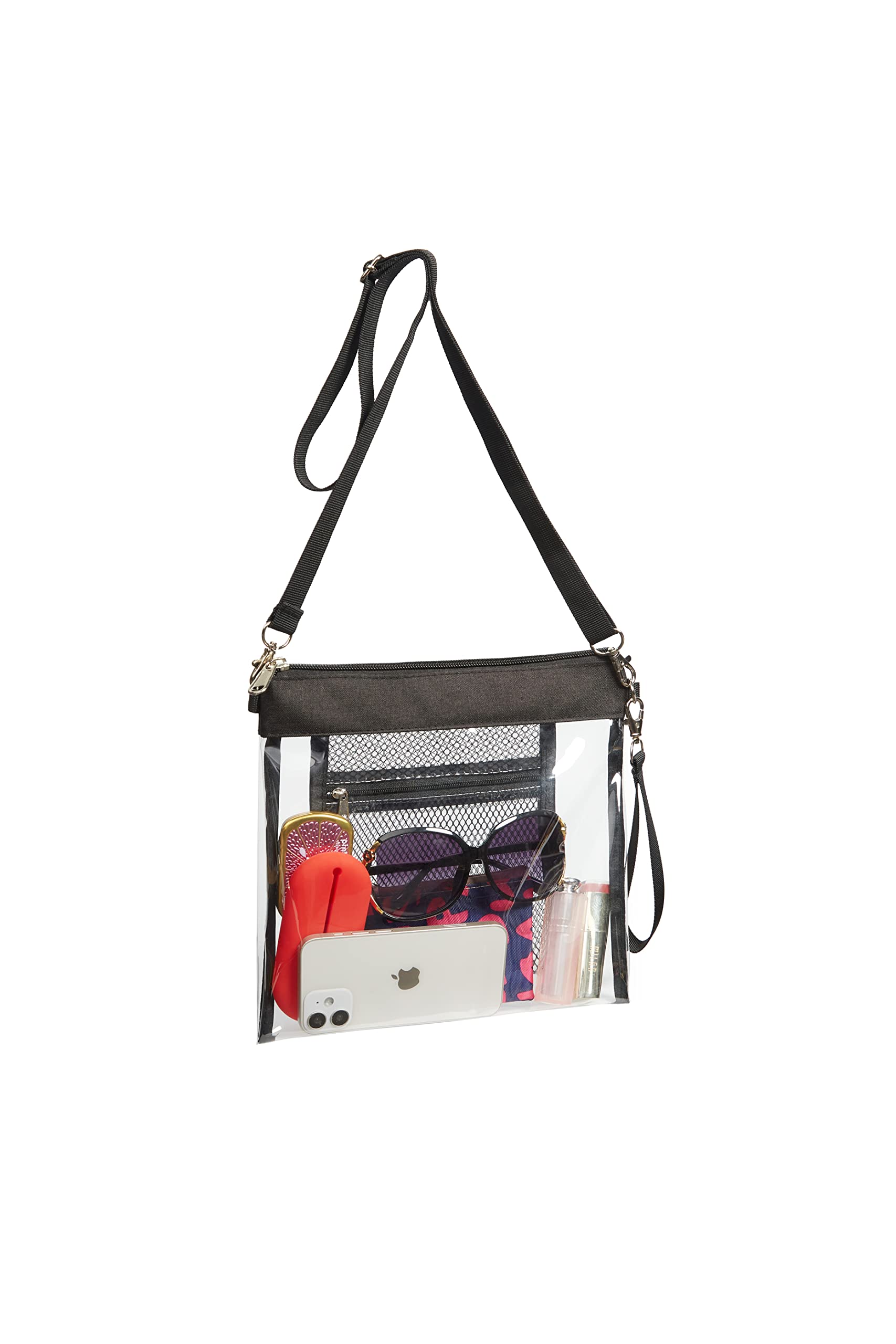 Buy Clear Crossbody Purse See Through Shoulder Bag Transparent With