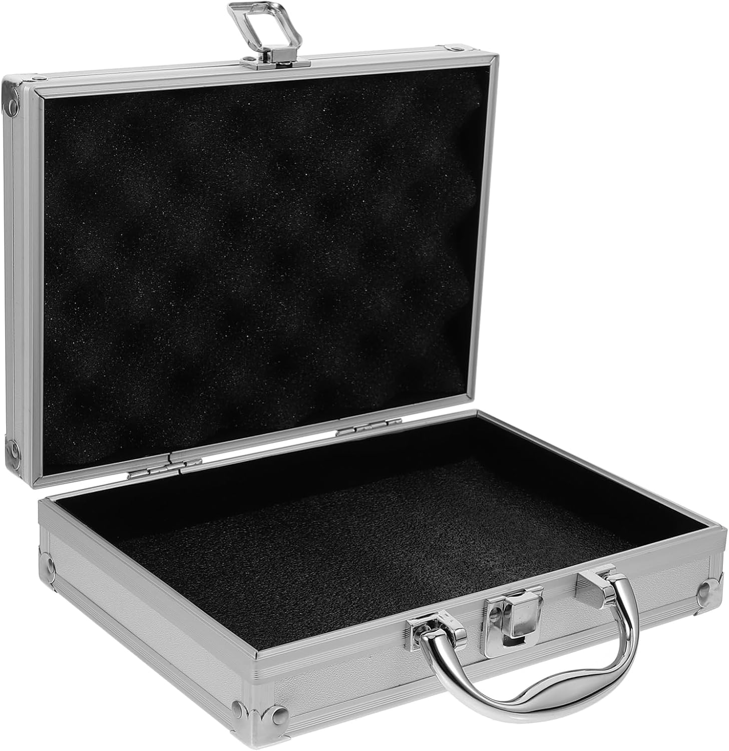 Aluminum Briefcase Multi-functional Toolbox Carrying Box Handheld Suitcase for Garden Tools Cosmetic Instrument