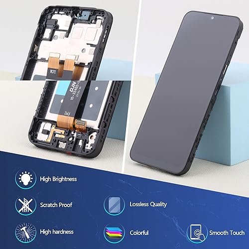 Miniatura 4 de Pantalla para Samsung Galaxy A14 5G Reemplazo de pantalla táctil digitalizador Asamblea para Samsung A14 5G A146U LCD reemplazo con kit (negro con