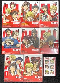リ249♣️♠️ ALL OUT オールアウトDVD 全12巻 セット ぽん太一様専用 ALL OUT!! オールアウト DVD 1~12全巻セット