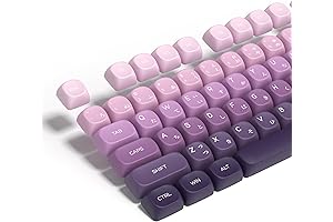 Womier MOA Keycaps: Enhance Your Mechanical Keyboard with Gradient Purple Elegance