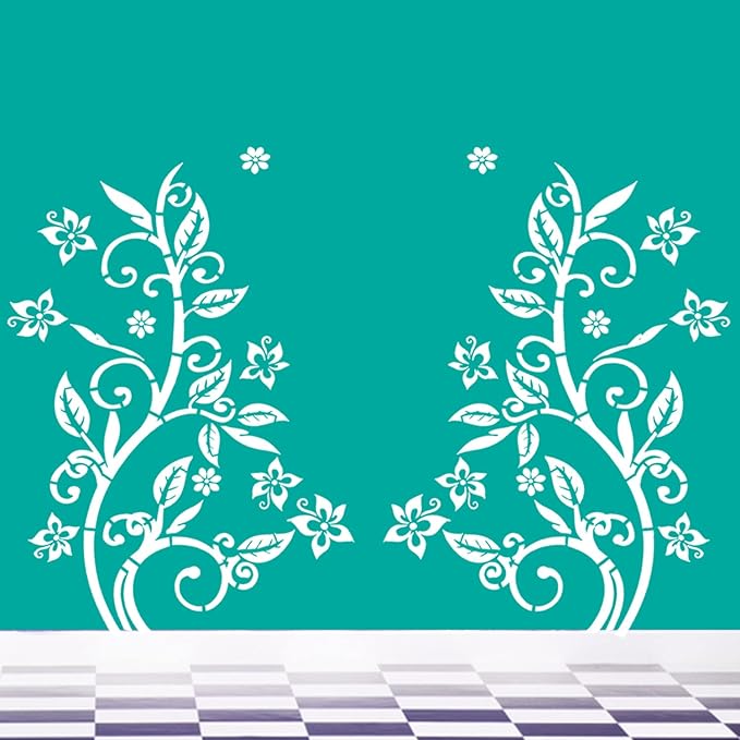ARandNJ Stencils for Wall Painting Pack of 1 (Size 16X24 Inch