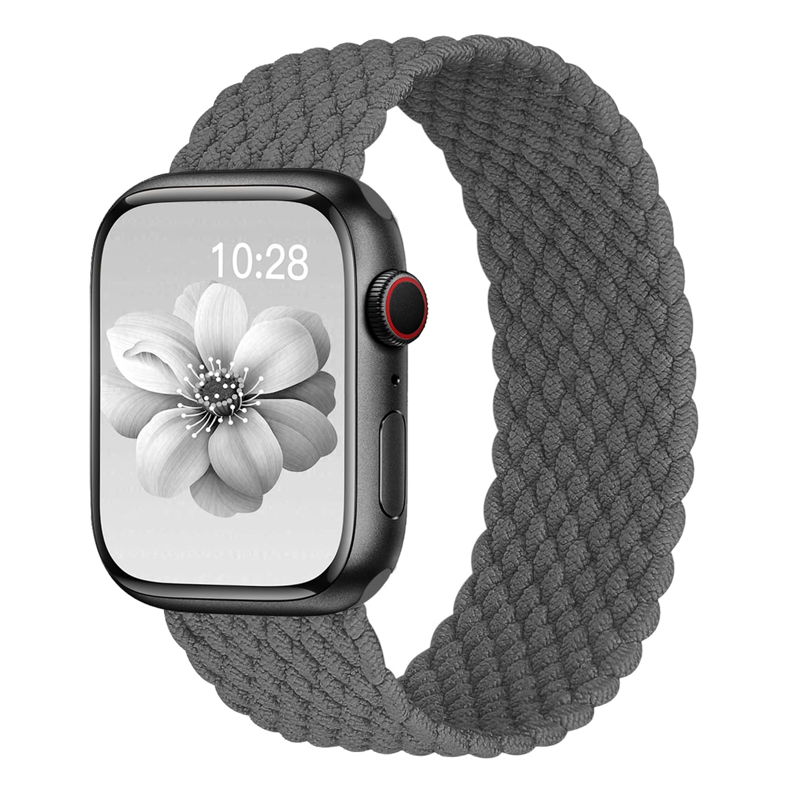 Braided Solo Loop for Apple Watch Band 40mm 42mm 41mm 38mm 44mm 46mm 45mm  Ultra/2 49mm Men/Women,Stretchy Nylon Sport wristband Strap for iWatch Bands