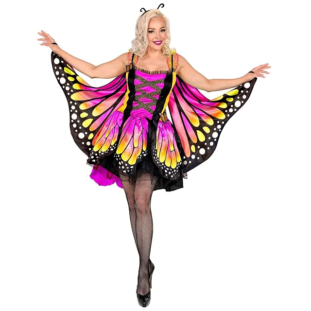 W WIDMANN MILANO Party Fashion - Disfraz de mariposa para mujer