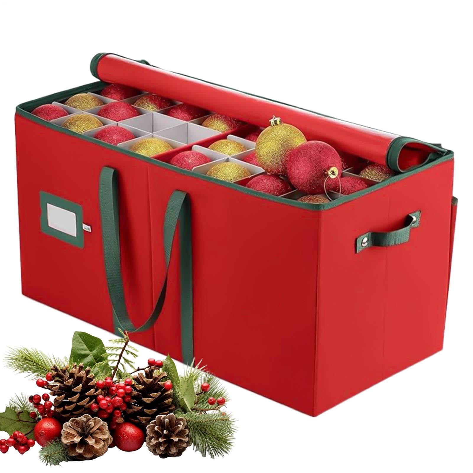 Aufbewahrung für Weihnachtsdekorationen, Aufbewahrungsbox für Dekorationen