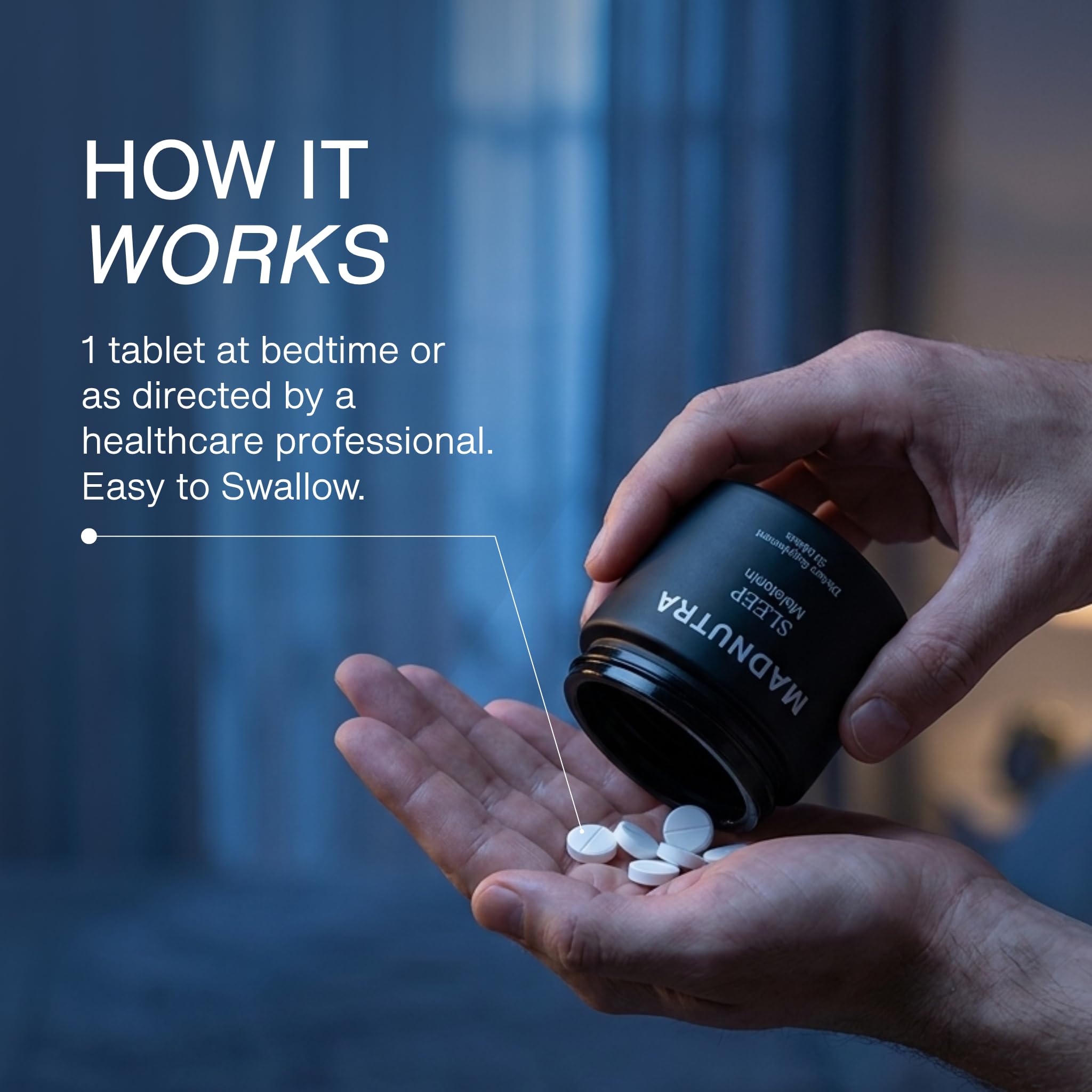 Melatonin 3mg Natural Relaxium Sleep Aid for Adults - Fast Acting Melatonin Supplements for Restful Sleep Jet Lag & Sleep Cycle Support - Non-GMO Organic 50 Tablets — Amazon image 4