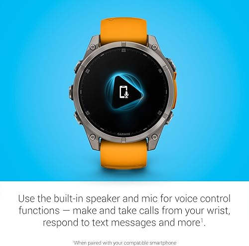 Miniatura 6 de Garmin Fenix 8 Premium Multisport GPS Reloj inteligente para correr, 47 mm | AMOLED, Certificado para buceo, linterna incorporada | Titanio con