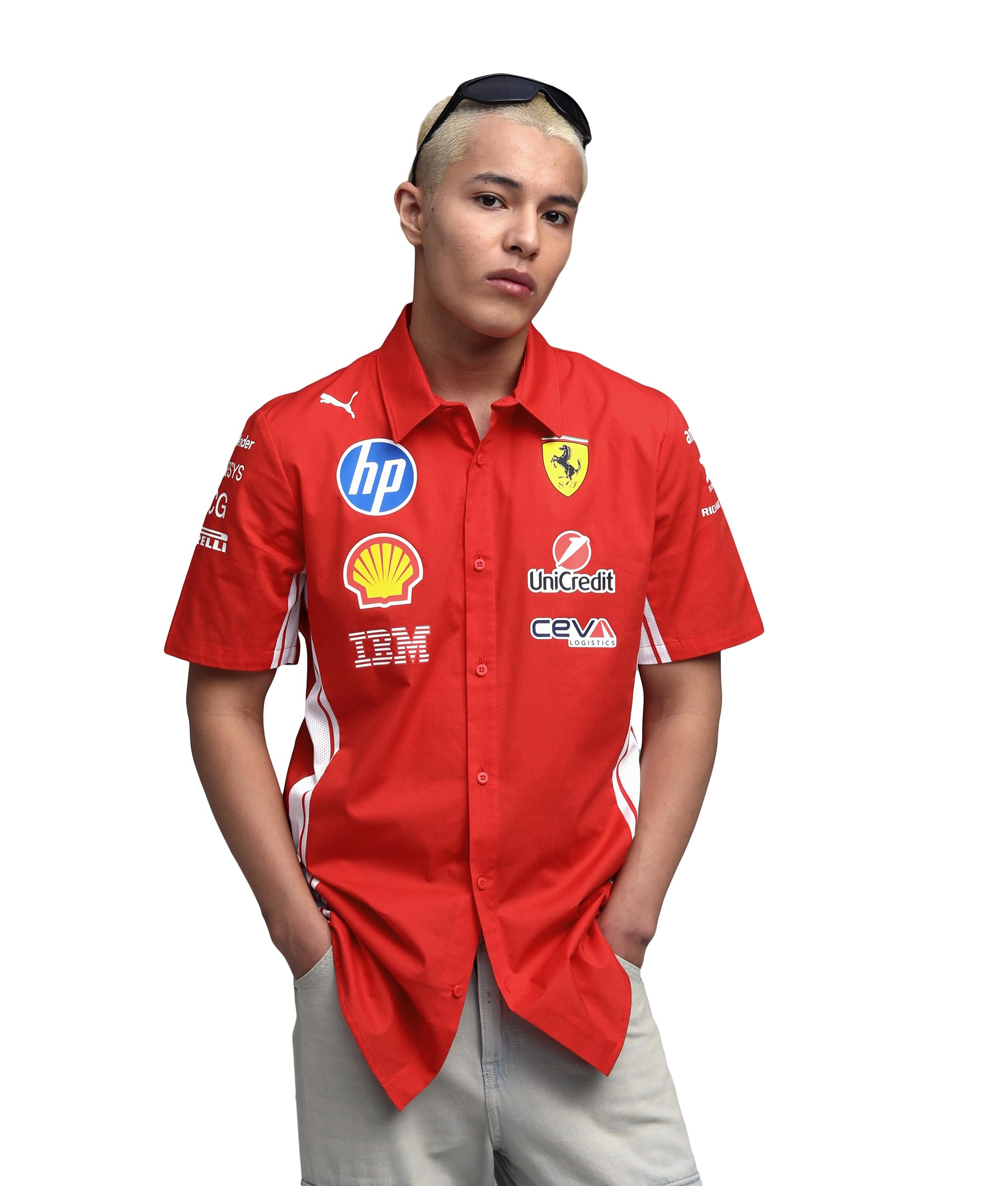 PUMA Scuderia Ferrari F1 2026 Men's Team Shirt - Red - Size: XL