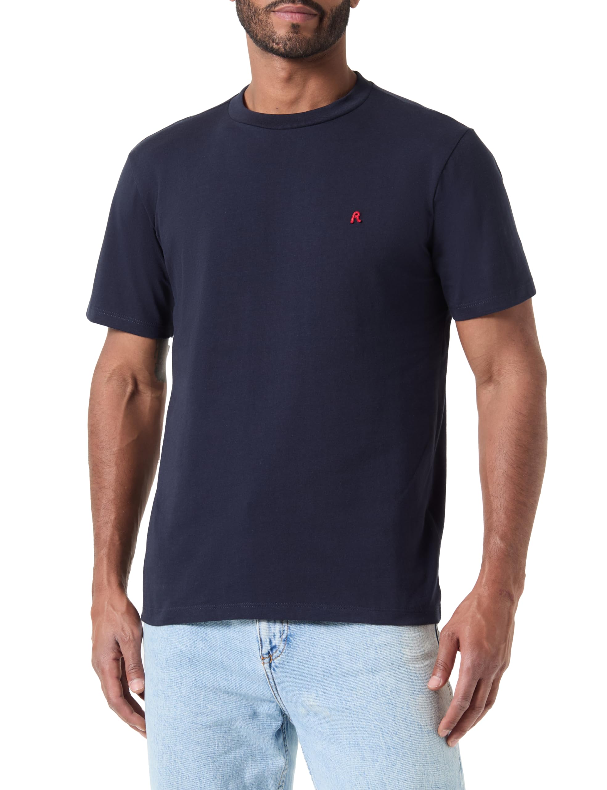 Replay Men's 067 Night Blue... M6920 T-Shirt, 067 Night Blue, Medium