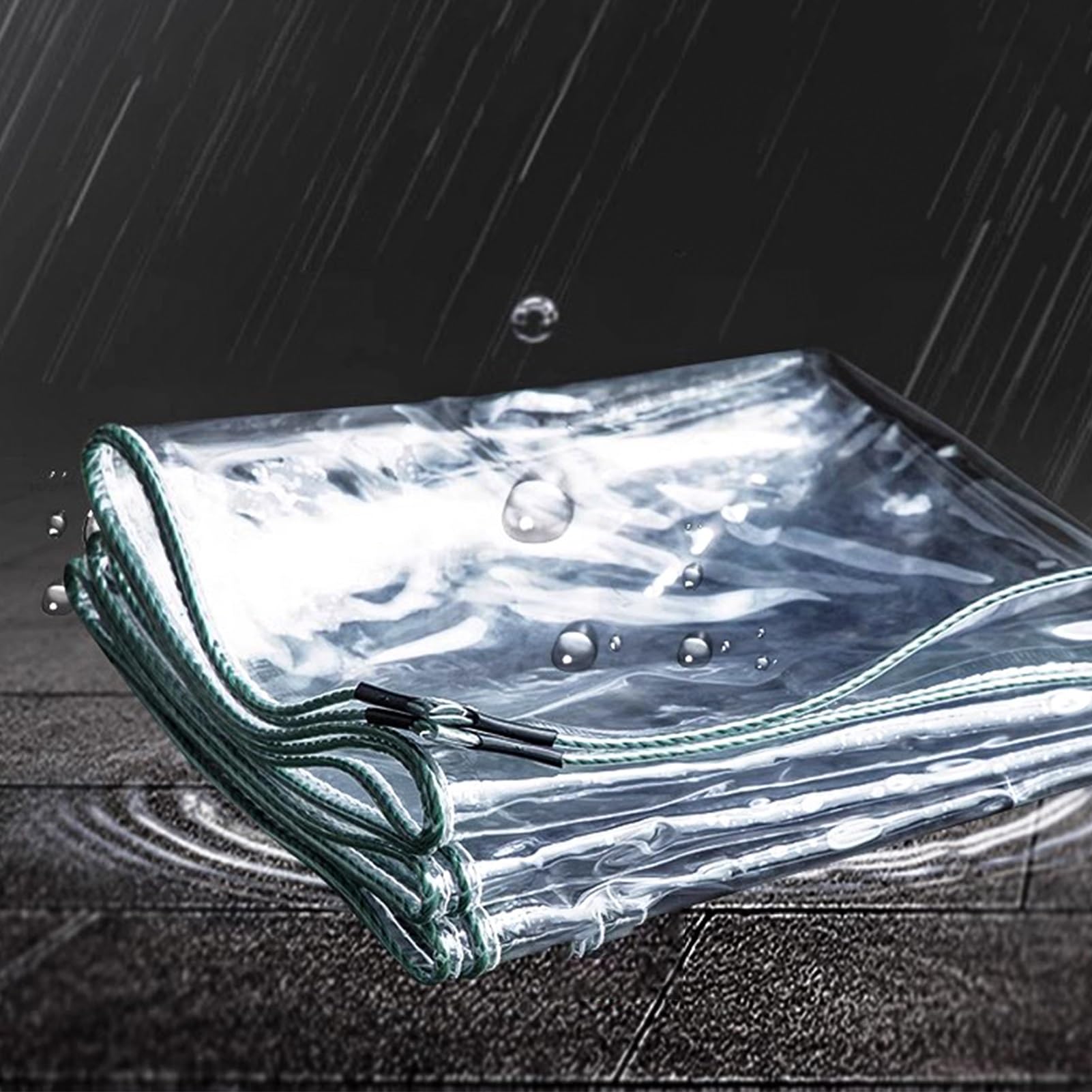 Bâche imperméable en PVC anti-déchirure contre fuites d'eau de pluie