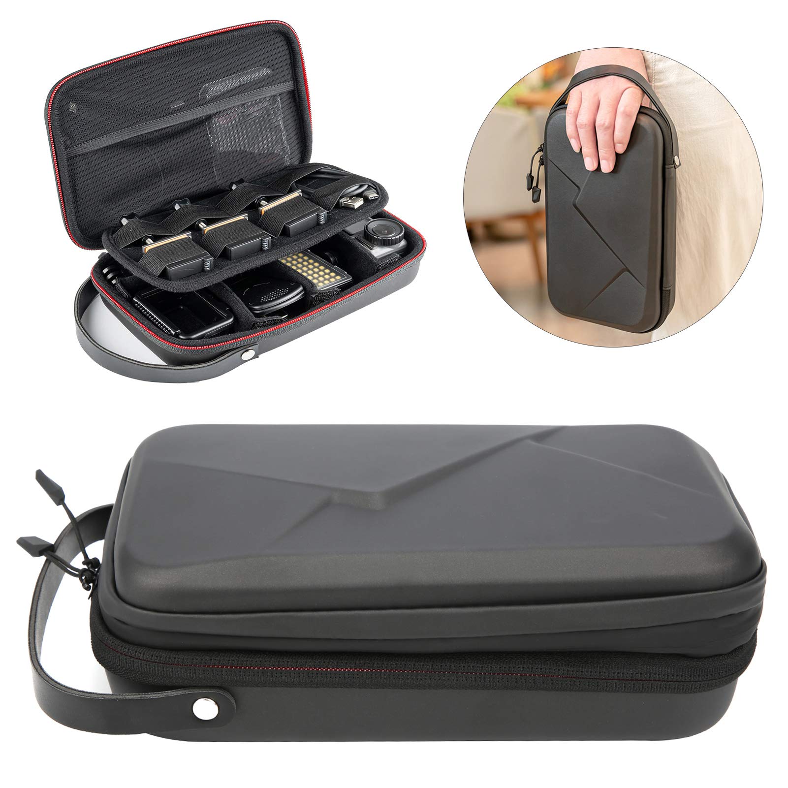 Borsa multifunzione per telecamera di movimento Borsa portaoggetti portatile impermeabile adatta per