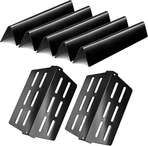 GasSaf Barra aromatizadora 7620, 7622 de repuesto de deflectores de calor para Weber 7621 65505 Genesis 300 Series E310 E320 E330 S310 S320 S330 con
