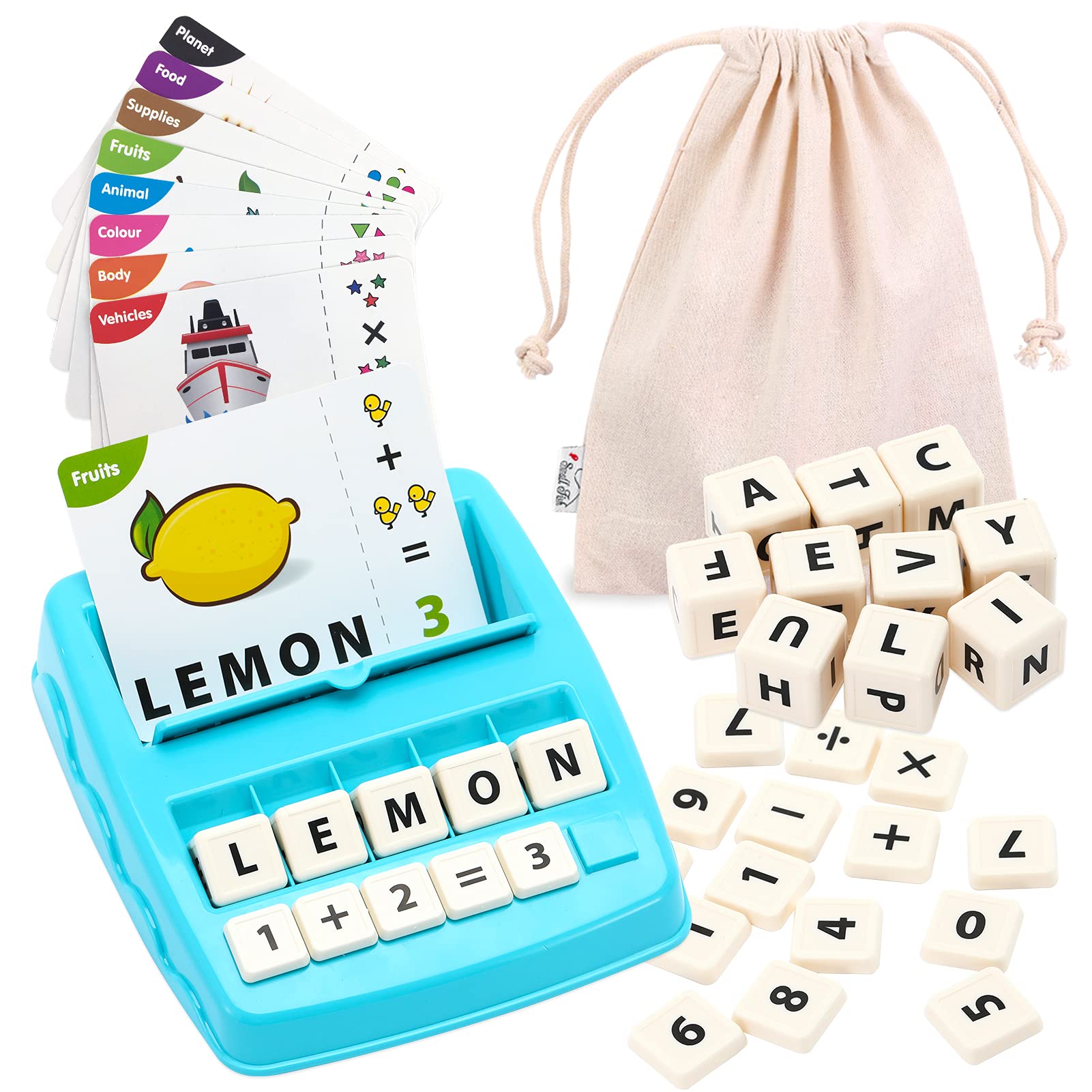 Buy OleOletOy Matching Alphabet Letters and Numbers Game, Homeschool