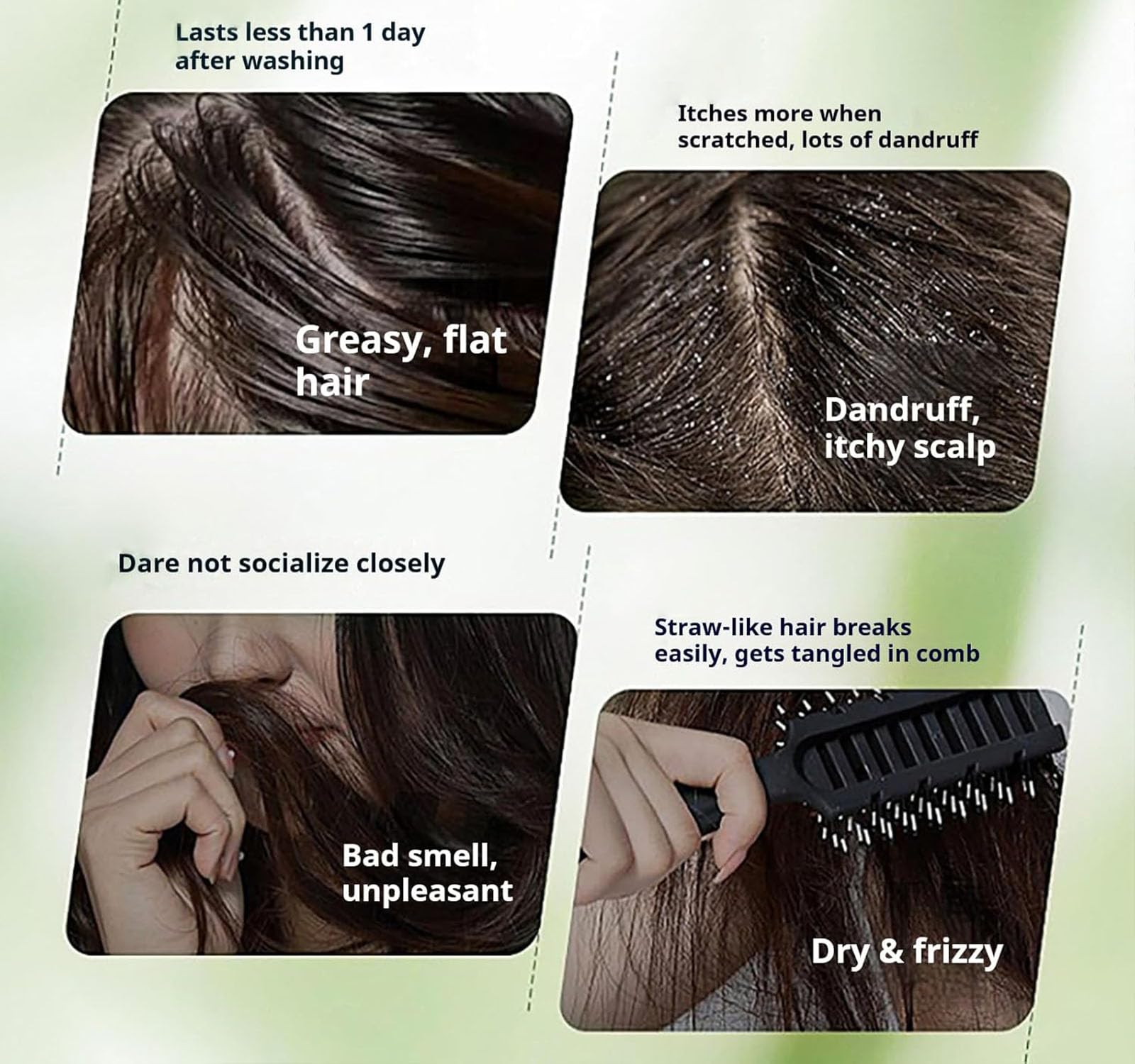 Shampoo verde coreano al sapone per la crescita dei capelli, barra shampoo Nature Triangle, shampoo al sapone verde Nature Seven, controlla l'untuosità, elimina la forfora, rinforza i capelli (2PC)