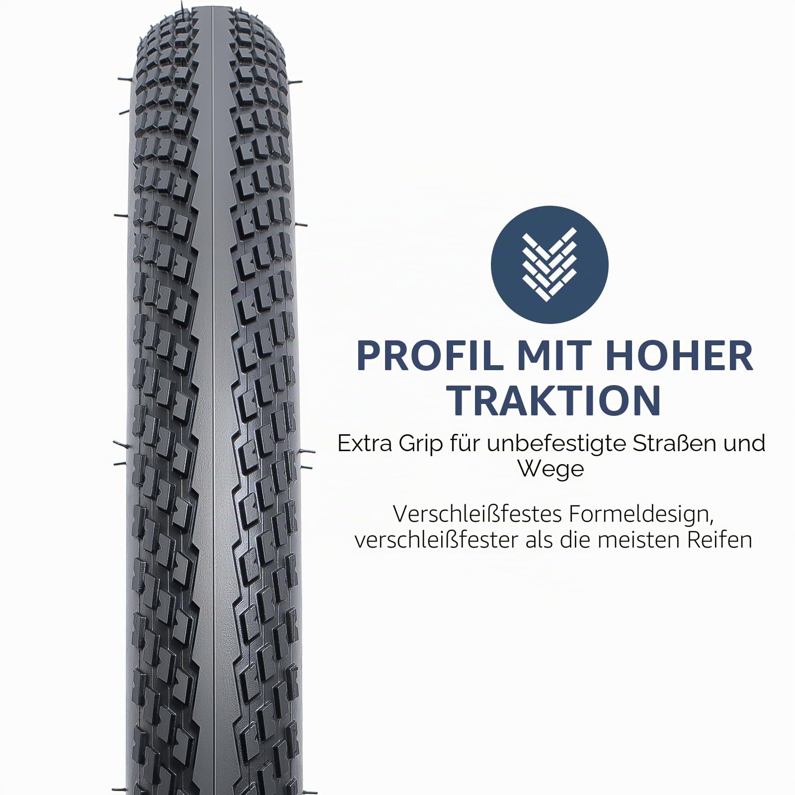 YunSCM 2Pcs Faltbare 20 Zoll Fahrradreifen 20x1.50 Mantel 40-406 kompatibel 20 x 1.50 Stadt/Straße Reifen