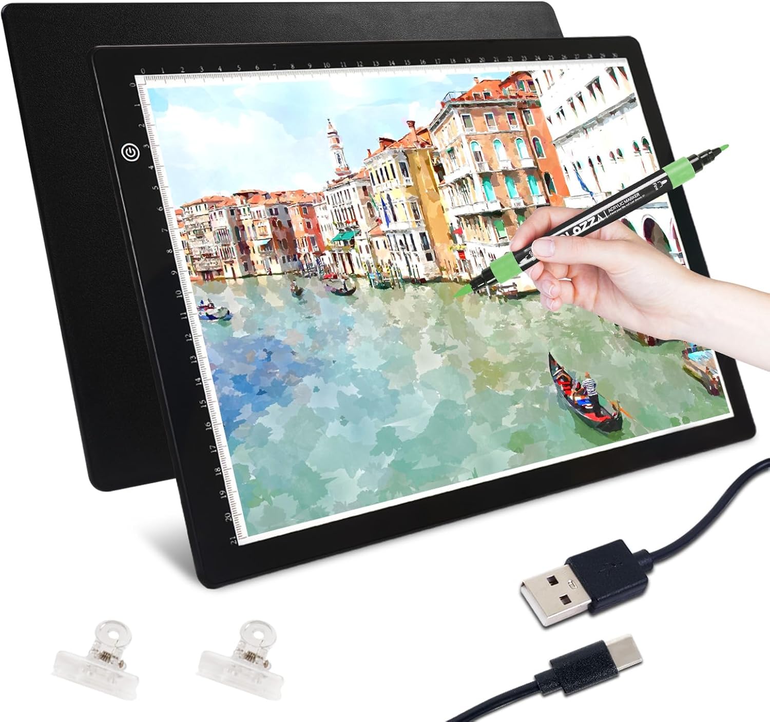 Amazon.com: A4 LED Light Pad, Tavolozza Light Board Ultra-Thin Tracing ...