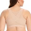 Women's Front Closure Full Coverage Back Support Wireless Posture Corrector Bra