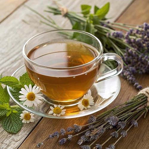 Vista 133 de HANDPICK, Té orgánico de cúrcuma y jengibre (100 bolsas de té) Origen indio Sin cafeína, sin gluten, sin OMG Bolsas de té redondas sabrosas