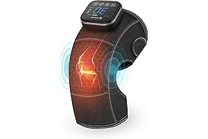 Heated Knee Wraps for Arthritis Pain Relief - Cordless Knee Massager and...