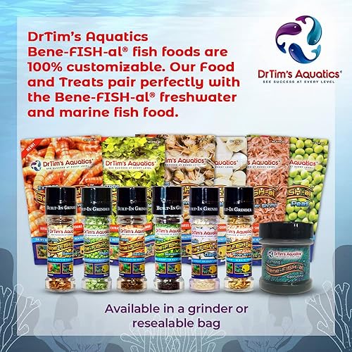 Miniatura 3 de DrTim's Aquatics - Bene-Fish-al Alimentos y golosinas - Potenciador de alimentos para peces - para peces de agua dulce o peces marinos - Bolsa de