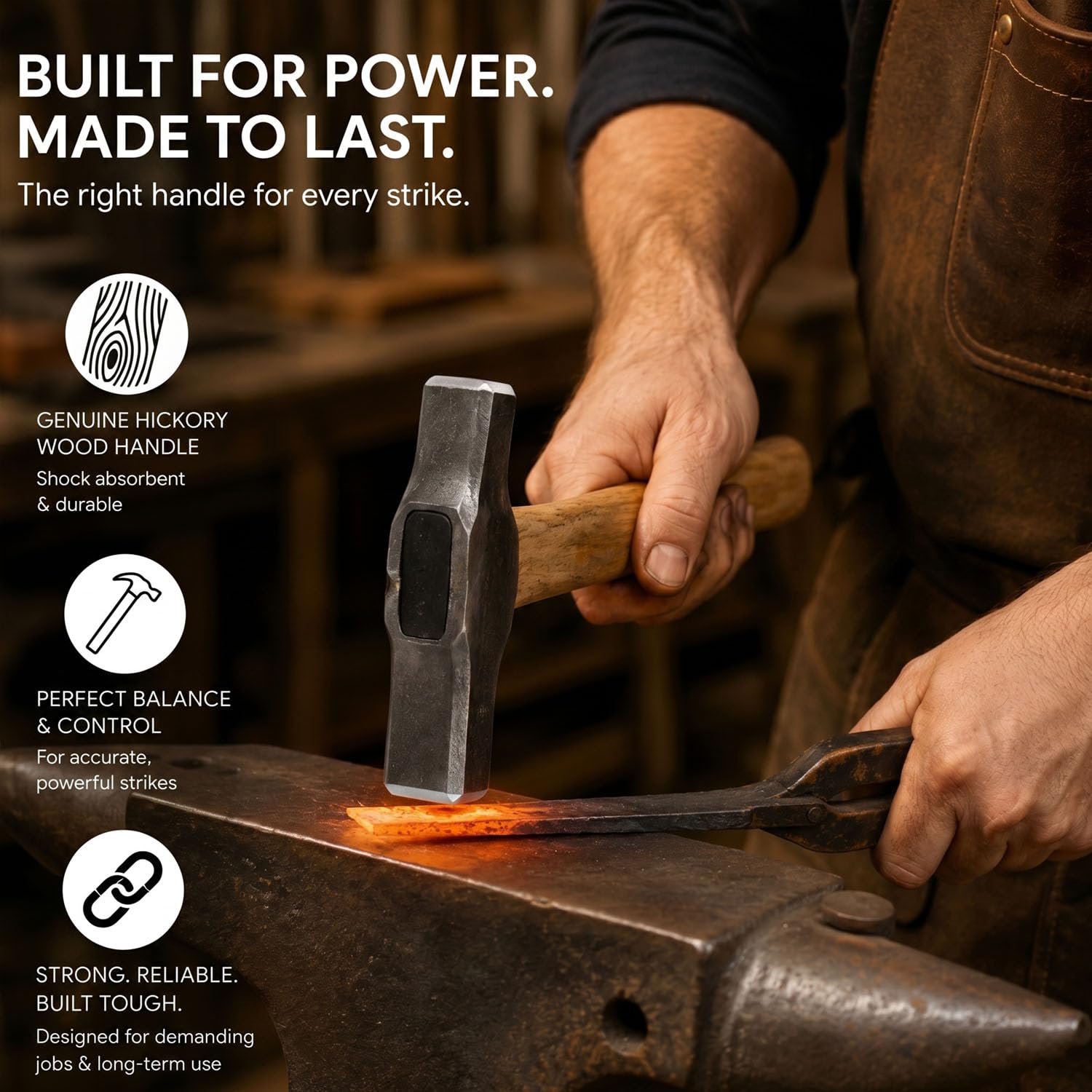 Sledge Hammer Handle Replacement - Durable Wood -6