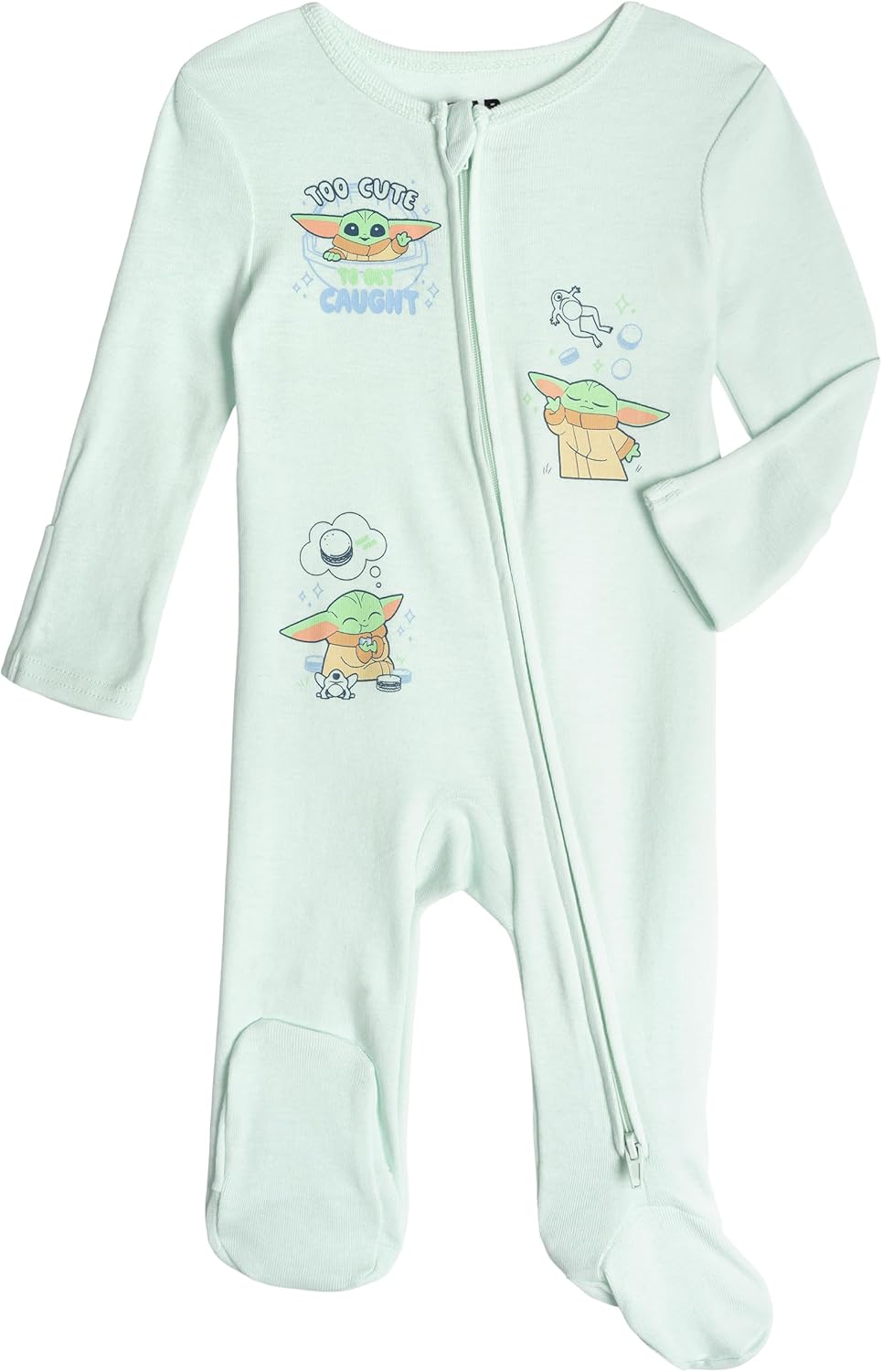 STAR WARS Baby 2 Pack Zip Up Sleep N' Plays Newborn to Infant Sizes (Newborn - 24 Months)
