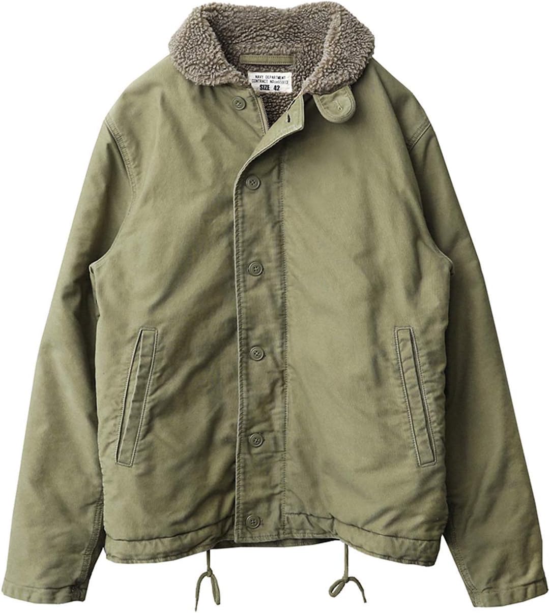 Amazon | [WAIPER] 米海軍 U.S.NAVY N-1 デッキジャケット USED加工