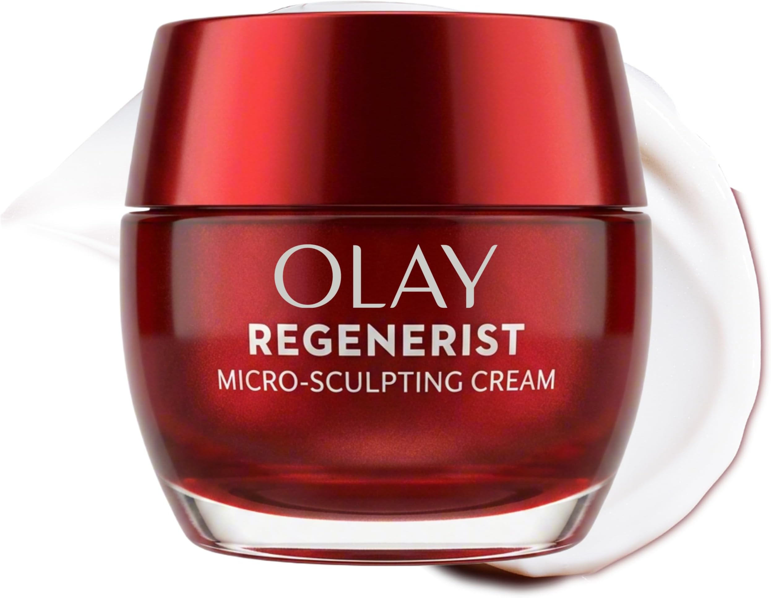 Face Moisturizer, Regenerist Micro-Sculpting Facial Cream for Women - Anti-Aging, Anti-Wrinkle, Firming Skin Care - Triple Collagen Cream, Peptide Moisturizer, Hyaluronic Acid, Niacinamide, 1.7oz