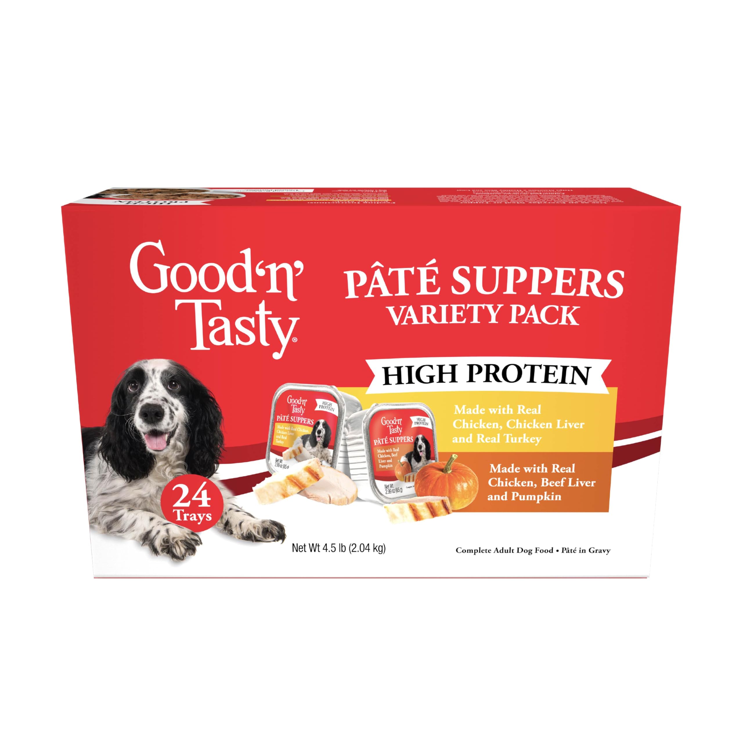 Good 'n' Tasty Pâté Suppers High Protein Wet Dog Food Variety Pack
