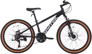 SPATIAL 24 Inch Mountain Bike,Kids Bike 21 Speeds with Disc Brakes,Kids Bicycles for Boys and Girls Age 7-12,Aluminum Frame Bike