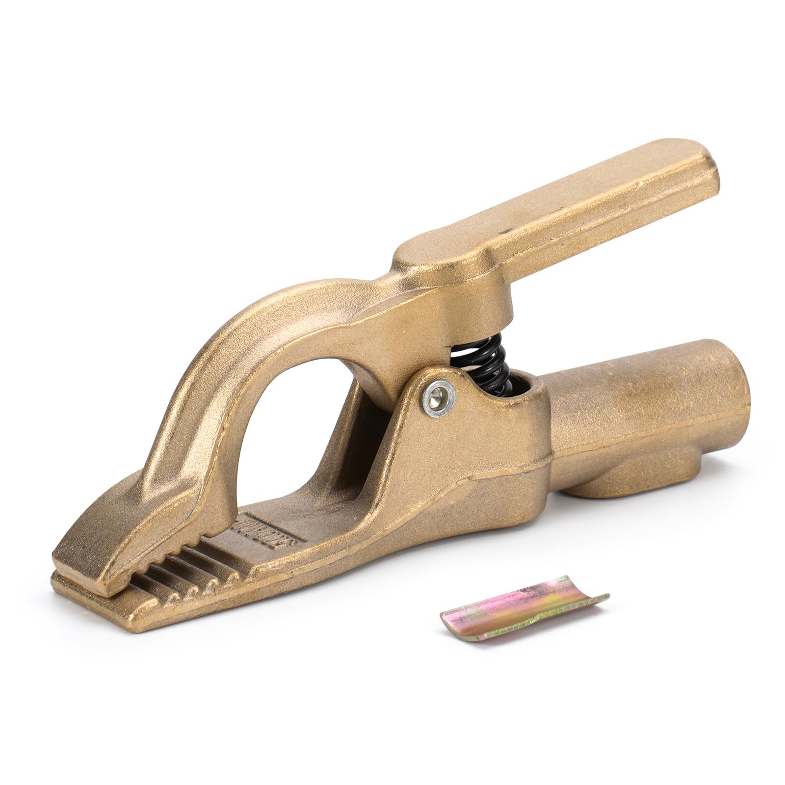 Welding Knight Welding Ground Clamp 500-Amp Brass Heavy Duty Welding Ground Earth Clamp For TIG/MIG/MMA Tig Welder