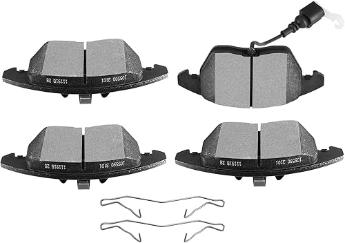 SCITOO D1319 Semi Metallic Brake Pads Kits Front Fit For Audi 2006-2013,For Volkswagen 2005-2019