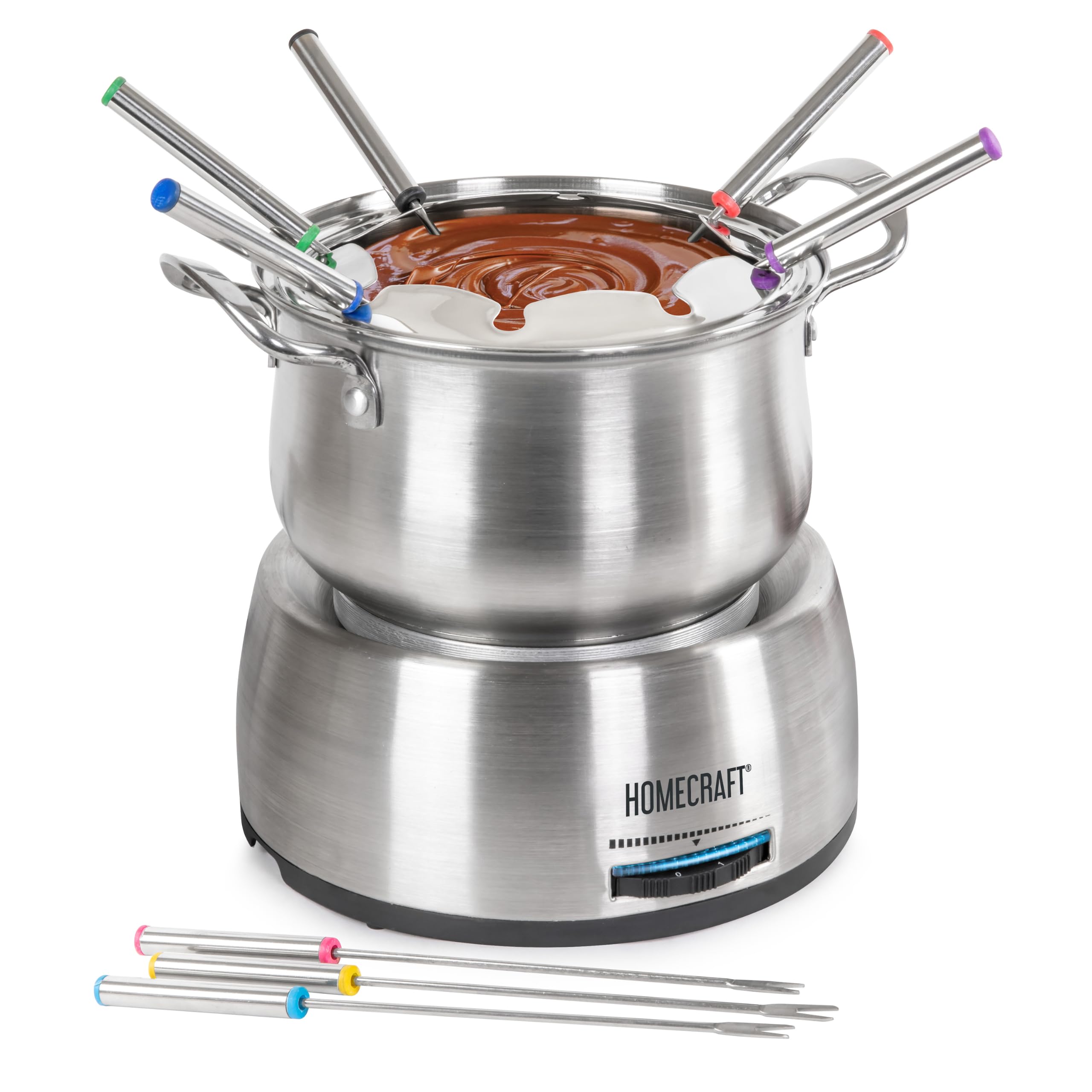 Electric Fondue Set – Cheese & Chocolate Melting -8 Electric Fondue Set – Cheese & Chocolate Melting -8